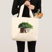 Sac à Tote Jumbo "Mode Bibliothèque Activée" (Devant (produit))