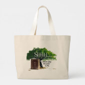 Sac à Tote Jumbo "Mode Bibliothèque Activée" (Dos)