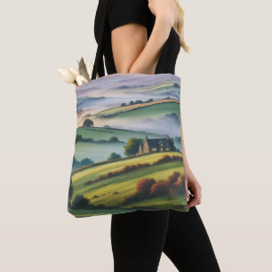 Sac à Tote Paysage Campagnard des Collines Irlanda