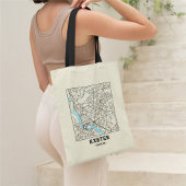 Sac à Tote Plan de la Ville d'Exeter, Devon