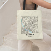 Sac à Tote Plan de la Ville d'Exeter, Devon