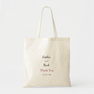 Sac à Tote Remerciement de Mariage Fleur Sauvage C