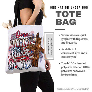 Sac à Tote Une Nation sous Dieu