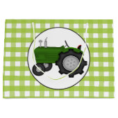 Sac à tracteur de la partie de style en vichy (Devant)