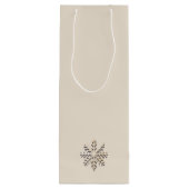 Sac à vin Champagne Snowflake (Dos)