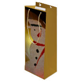 Sac à vin de l'ornement de Noël Snowman congelé (Dos Angle)