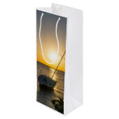 Sac à vin de Sunset Sailboat naufrage Gulf Breeze (Dos Angle)