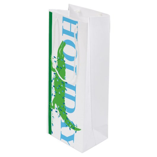 Sac à vin de vacances Alligator (Devant Angle)