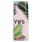 Sac à vin en feuille d'or Merci (Dos)