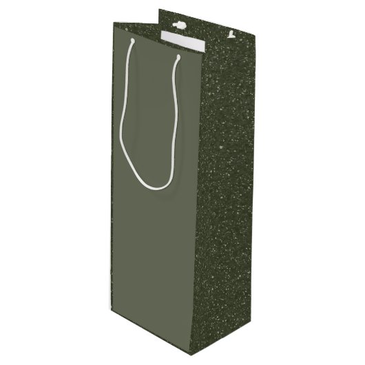 Sac à vin en mousse personnalisé - Avant mat, côté (Devant Angle)