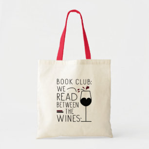 Sac à vin minimaliste du club de livres