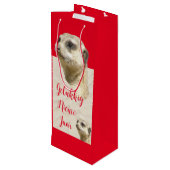 Sac à vin rouge Meerkat Nouvelle Année (Dos Angle)