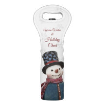 Sac à vin Snowman