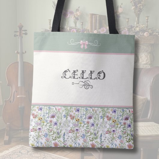 Sac à violoncelle Enchanted Meadow | Musicienne fl