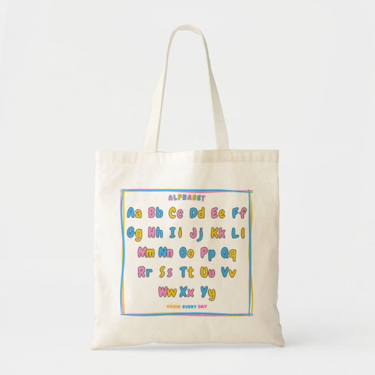 Sac ABC Buddy – Grandir Chaque Jour (Devant)