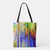 Sac Abstrait coloré avec toute impression (Dos)