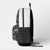 Sac Abstrait noir et blanc (Droite)