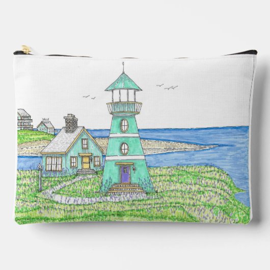 Sac Accessoire Cyan Lighthouse (Recto)