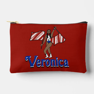 Sac Accessoire de Garde de Drapeau Rouge/Bleu