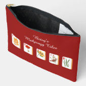 Sac Accessoire de Tuiles de Mahjong Fleur (Ouvrir)