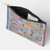Sac Accessoire Géométrique en Patchwork Traditionn (Ouvrir)