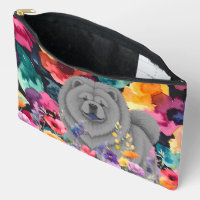 Sac Accessoire Grand Taille Blue Chow - JARDIN ZEN