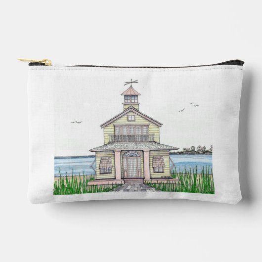 Sac Accessoire Petit Cottage de Plage (Recto)
