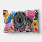 Sac Accessoire Petit - Jardin ZEN Chow Noir (Verso)