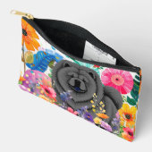 Sac Accessoire Petit - Jardin ZEN Chow Noir (Ouvrir)