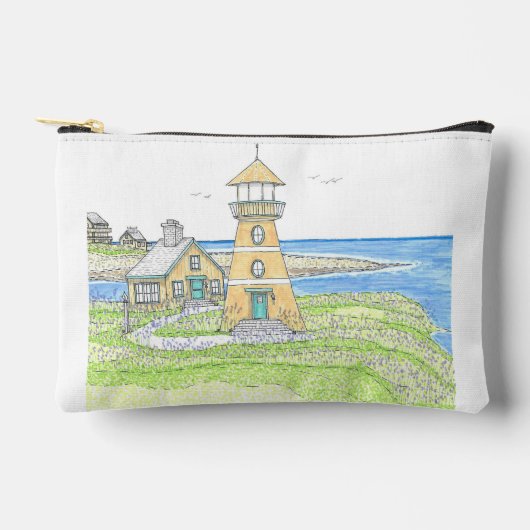 Sac Accessoire Petit Phare Jaune (Recto)