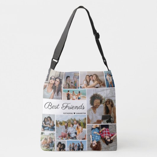 Sac Ajustable 12 Photo Collage Meilleurs Amis Pour Toujours (Dos)