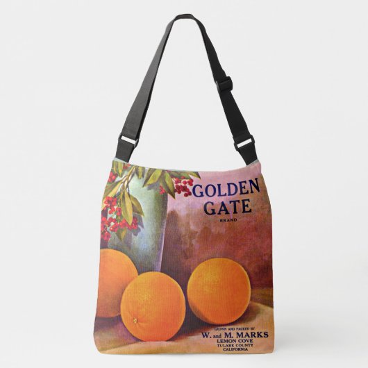 Sac Ajustable 1950 Golden Gate Marque orange crate étiquette (Devant)