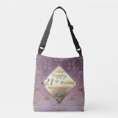 Sac Ajustable 21e anniversaire du Mariage laiton et olite (Devant)