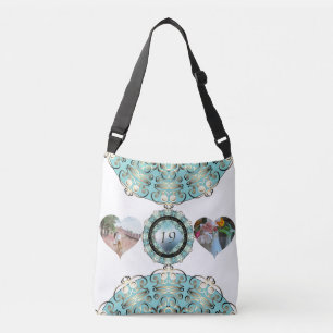 Sac Ajustable 2 Photos19ème anniversaire de Mariage Cadres cardi