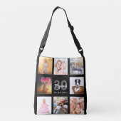 Sac Ajustable 30e anniversaire noir photo collage (Dos)