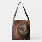 Sac Ajustable 3D Spirale Abstraite couleurs chaudes Art fractal (Dos)