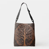 Sac Ajustable 3D Warah Tree Wood Print, (Dos)