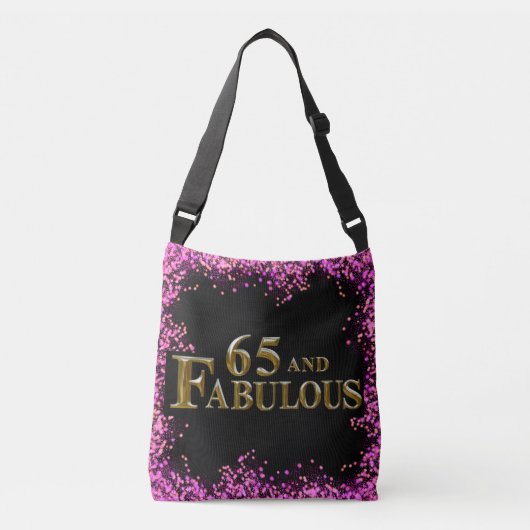 Sac Ajustable 65e anniversaire (Devant)