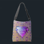 Sac Ajustable 6e anniversaire du Mariage Rose Amethyst<br><div class="desc">J'adore ces couleurs et j'ai voulu voir une collection pour chaque chambre de la maison,  et des accessoires de sac à main à botter! Et pour votre 6ème anniversaire de mariage! ! ! Vous pouvez aussi trouver ce design pour la chambre et le bain à ma boutique Zazzle!</div>