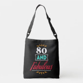 Sac Ajustable 80 ans et dire fabuleux (Dos)