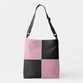 Sac Ajustable À carreaux rose et noir (Dos)