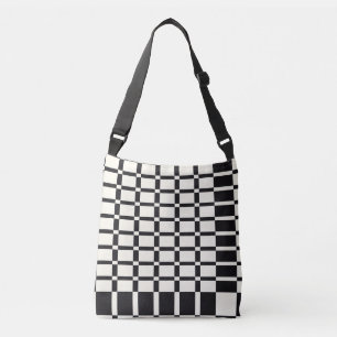 Sac Ajustable à damiers beauté noir et blanc