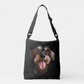 Sac Ajustable À poils durs Dachshund (Devant)