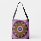 Sac Ajustable Abeille de miel sur la fleur rose (Dos)