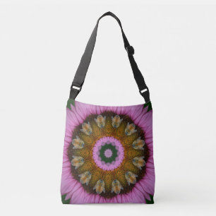 Sac Ajustable Abeille de miel sur la fleur rose