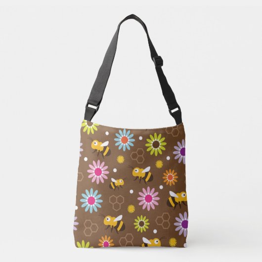 Sac Ajustable Abeille & Fleurs (Devant)