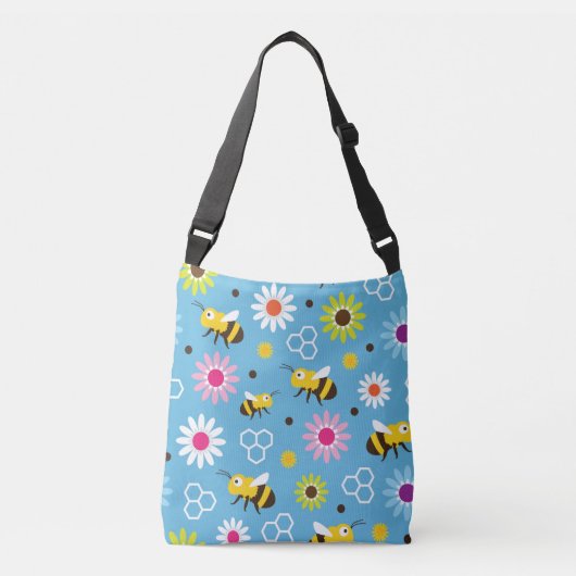 Sac Ajustable Abeille & Fleurs (Devant)