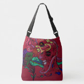 Sac Ajustable Abstract Moon Galaxy Art (Devant)