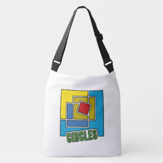 Sac Ajustable Abstraction Géométrique Faite de Carrés Colorés