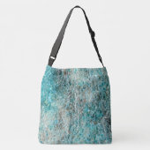 Sac Ajustable Abstrait Aqua Flourish Aquarelle avec texte person (Dos)